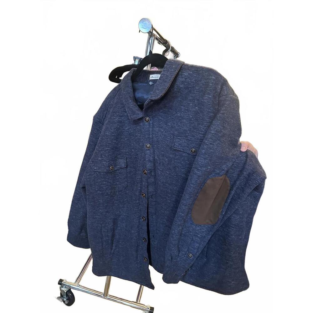 Peter Millar Men's Quilted Jacket Size 3XL Navy Blue